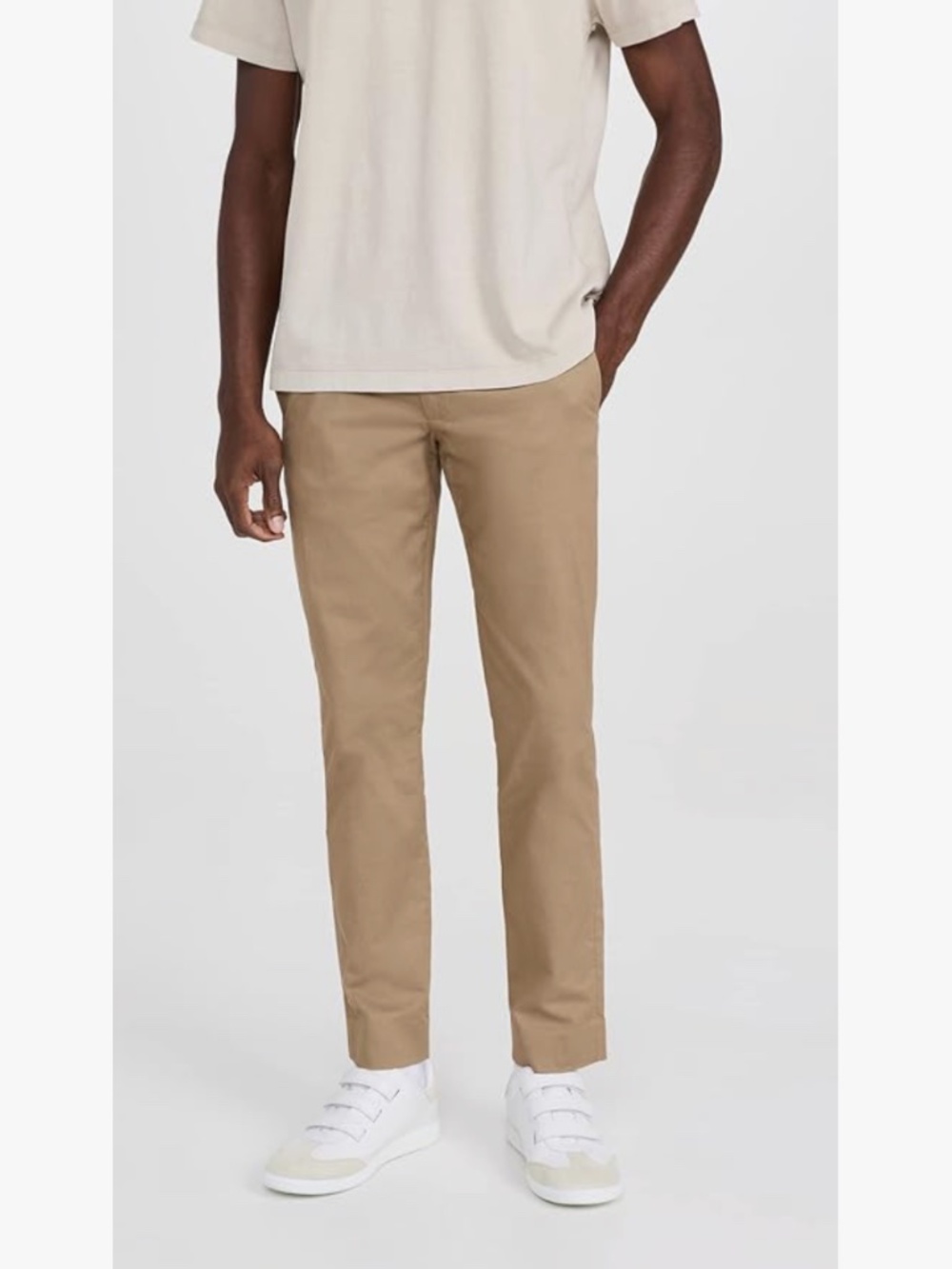 NWT Vince Men's Griffith Stretch Cotton Twill Slim Fit Khaki Chino Pants
